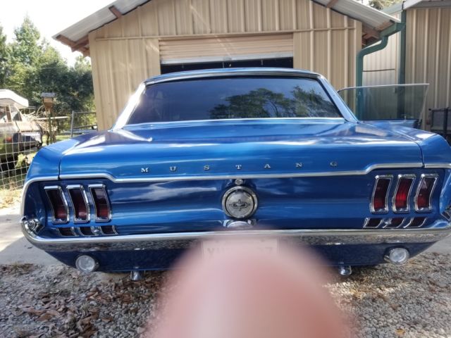 1968 Blue Ford Mustang Coupe
