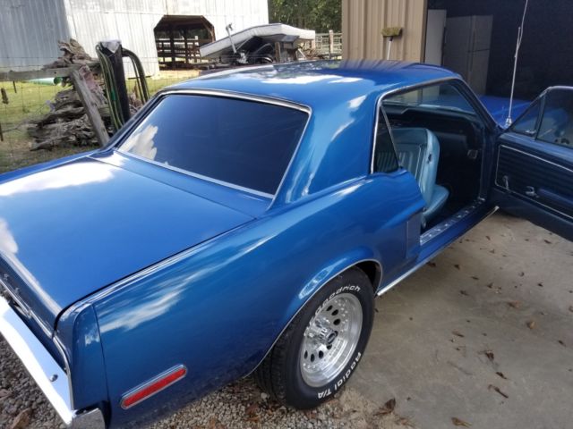 1968 Blue Ford Mustang Coupe
