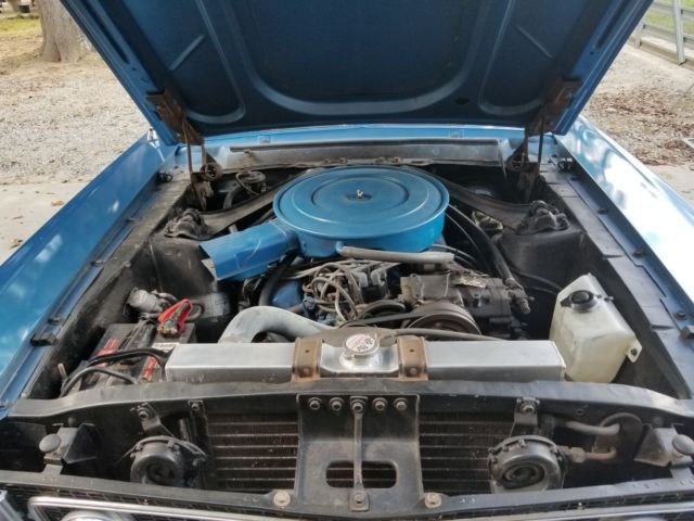 1968 Blue Ford Mustang Coupe