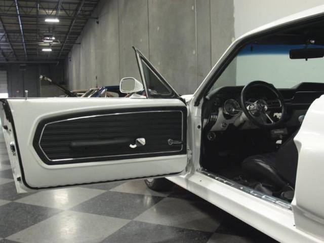 1968 White Ford Mustang Coupe