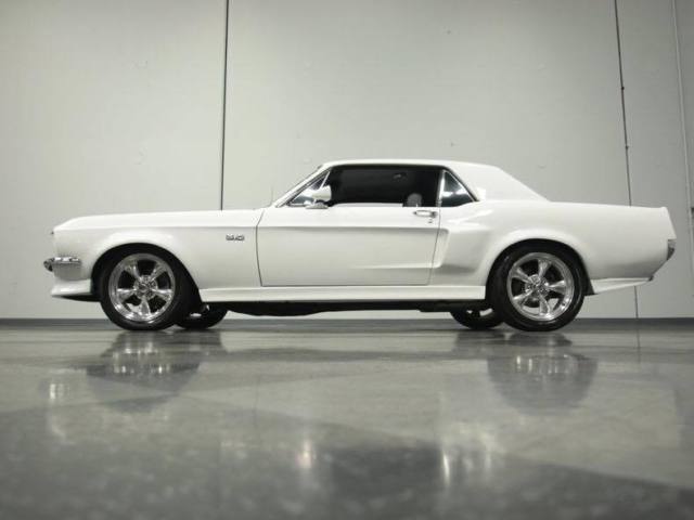 1968 White Ford Mustang Coupe