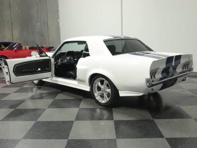 1968 White Ford Mustang Coupe