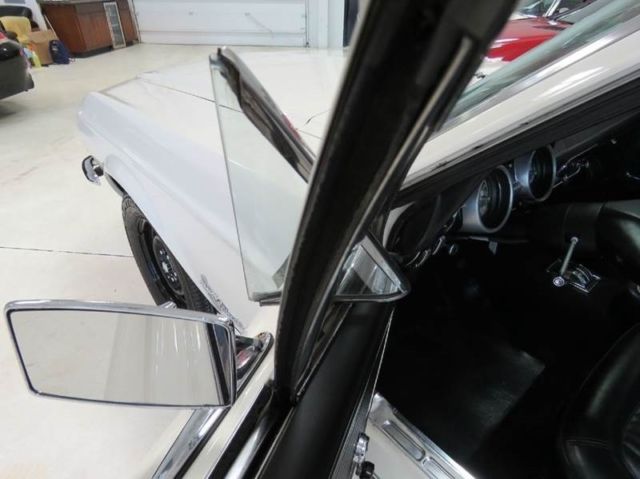 1968 White Ford Mustang