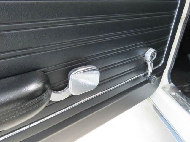 1968 White Ford Mustang