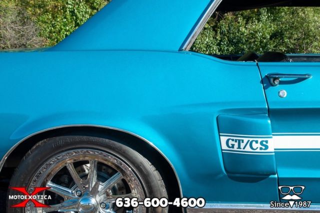 1968 Gulfstream Aqua exterior Ford Mustang Coupe