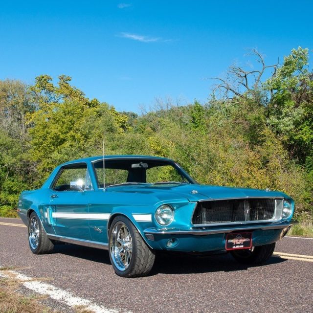 1968 Gulfstream Aqua exterior Ford Mustang Coupe