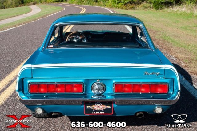 1968 Gulfstream Aqua exterior Ford Mustang Coupe