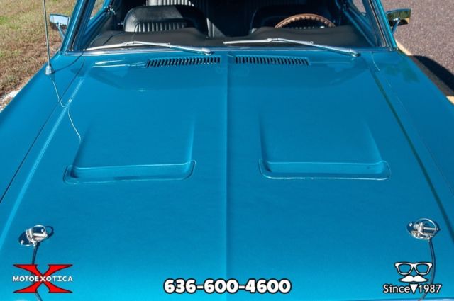 1968 Gulfstream Aqua exterior Ford Mustang Coupe