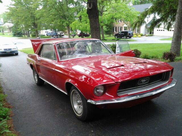 1968 Ford Mustang Candy apple red for sale: photos, technical ...