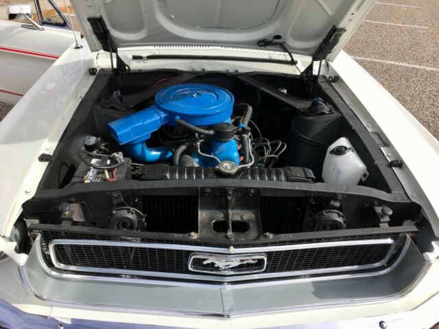 1968 White Ford Mustang Coupe