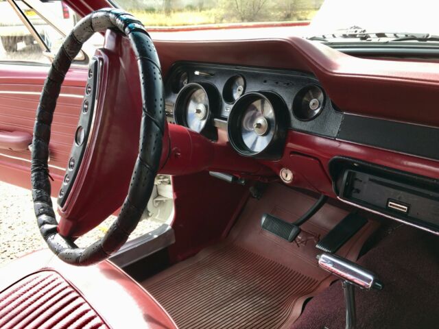 1968 White Ford Mustang Coupe