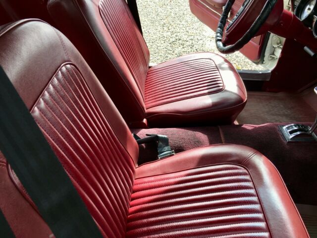 1968 White Ford Mustang Coupe