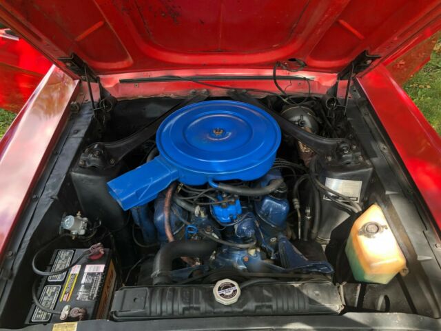 1968 Red Ford Mustang