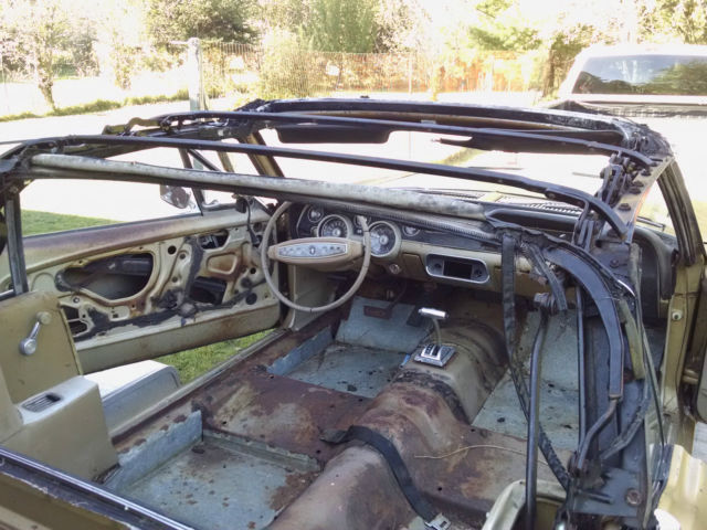 1968 Gold Ford Mustang Convertible