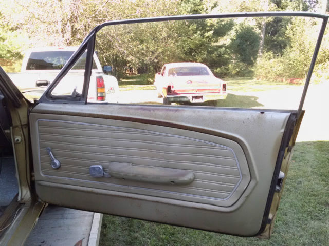 1968 Gold Ford Mustang Convertible