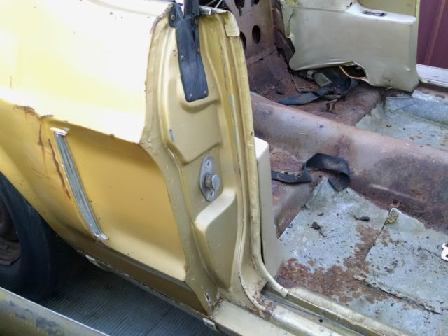 1968 Gold Ford Mustang Convertible