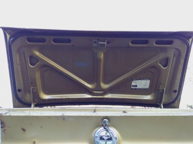 1968 Gold Ford Mustang Convertible