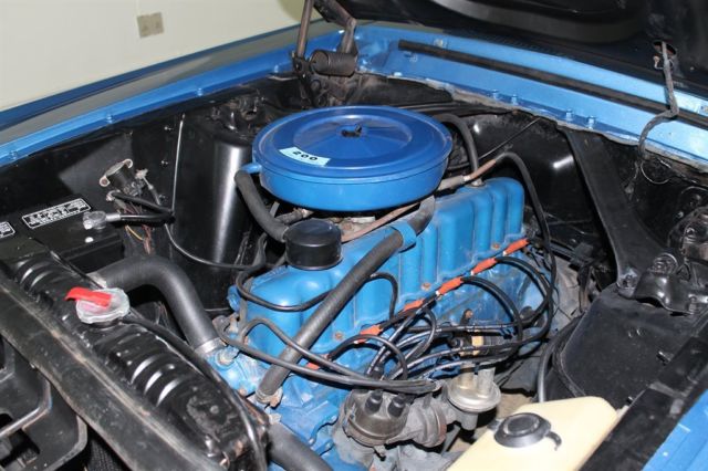 1968 Blue Ford Mustang CV : Convertible