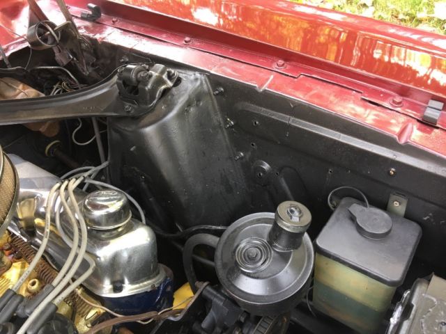 1968 Burgundy Ford Mustang Convertible