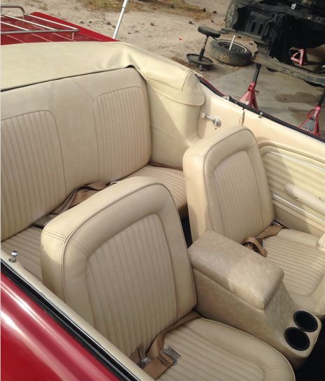 1968 Candy Apple Red Ford Mustang Convertible