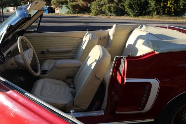 1968 Candy Apple Red Ford Mustang Convertible