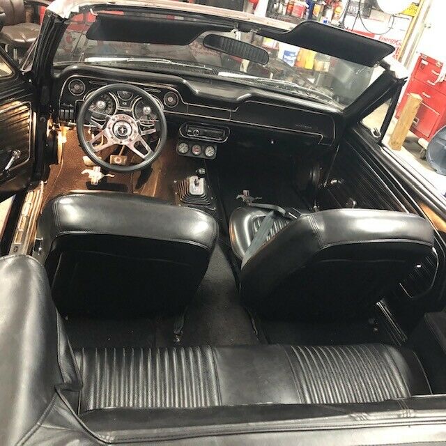 1968 Black Ford Mustang Convertible