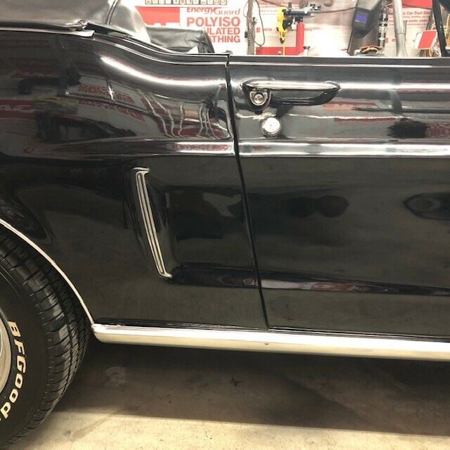 1968 Black Ford Mustang Convertible