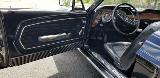 1968 Black Ford Mustang Convertible