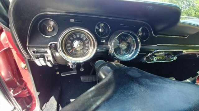 1968 Red Ford Mustang Convertible