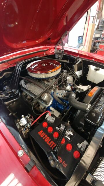 1968 Red Ford Mustang Convertible