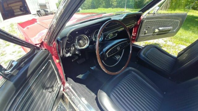 1968 Red Ford Mustang Convertible