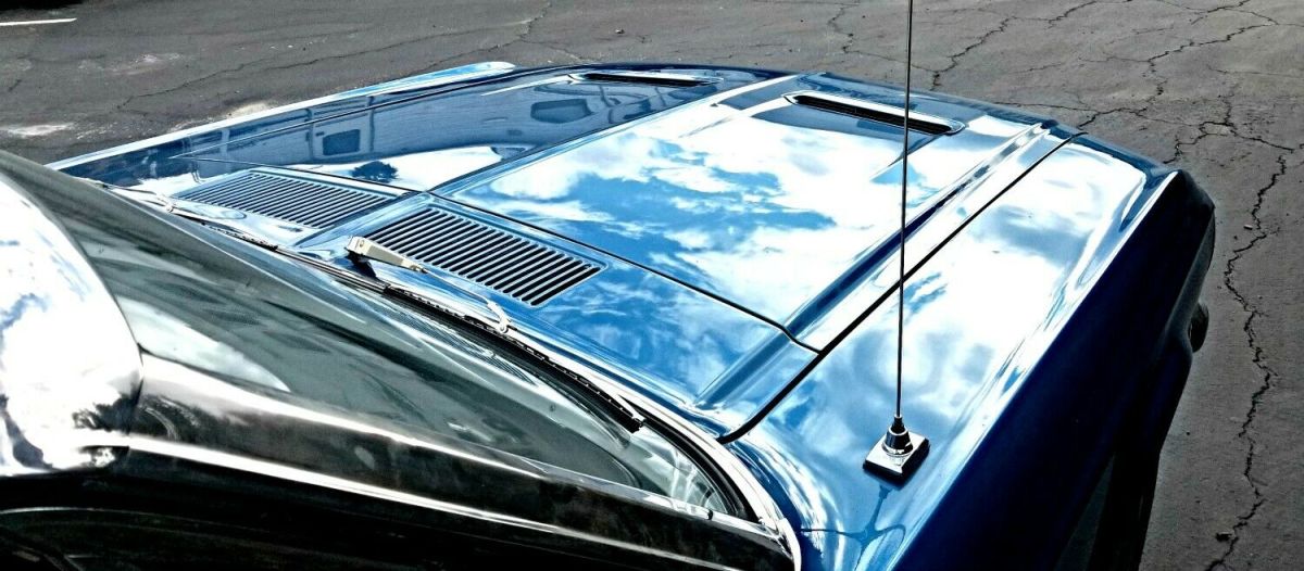1968 Blue Ford Mustang Convertible