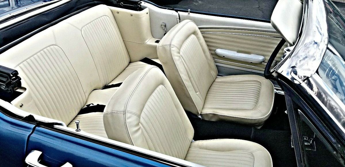 1968 Blue Ford Mustang Convertible