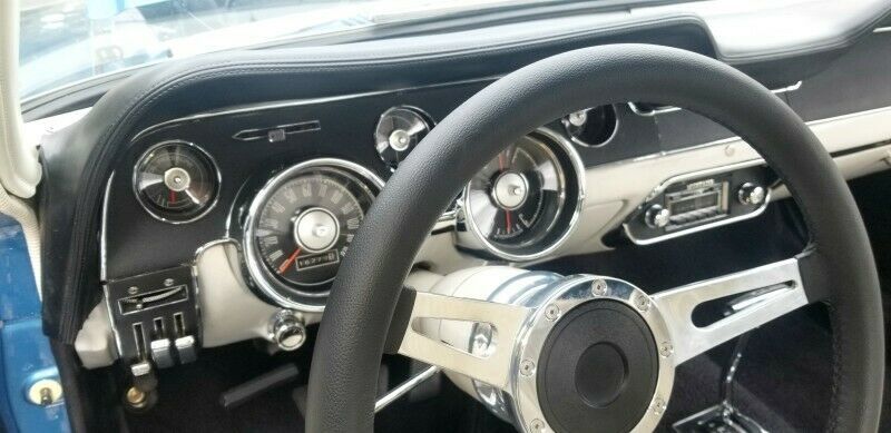 1968 Blue Ford Mustang Convertible