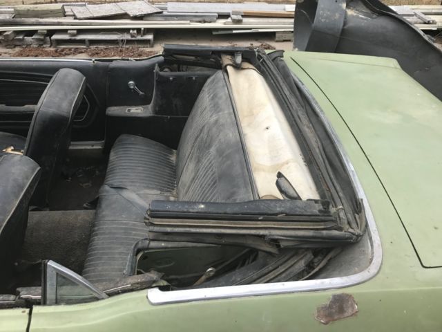 1968 Green Ford Mustang Convertible