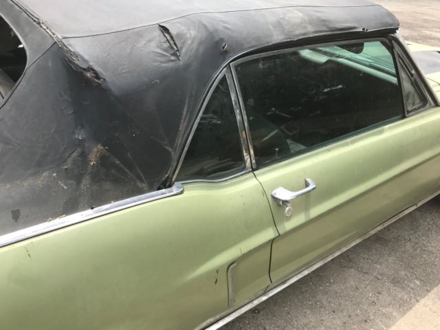 1968 Green Ford Mustang Convertible