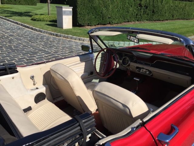 1968 Red Ford Mustang Convertible