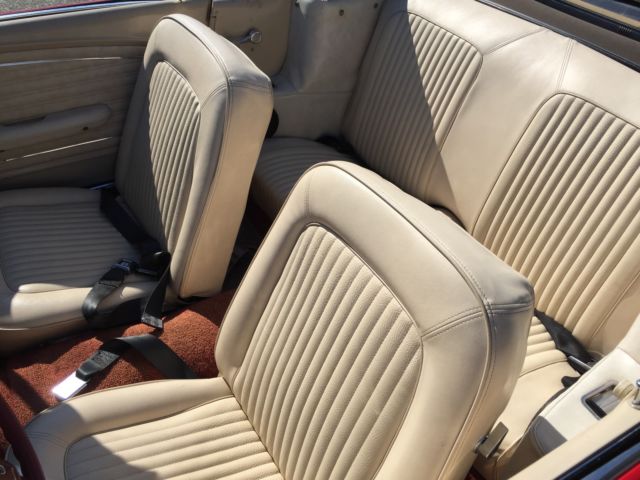 1968 Red Ford Mustang Convertible