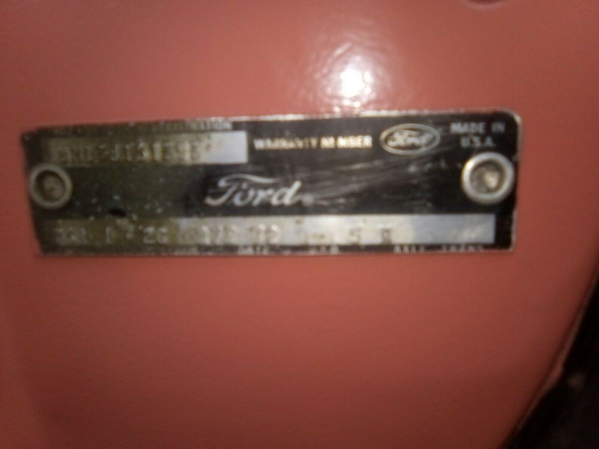 1968 Coral Ford Mustang Convertible