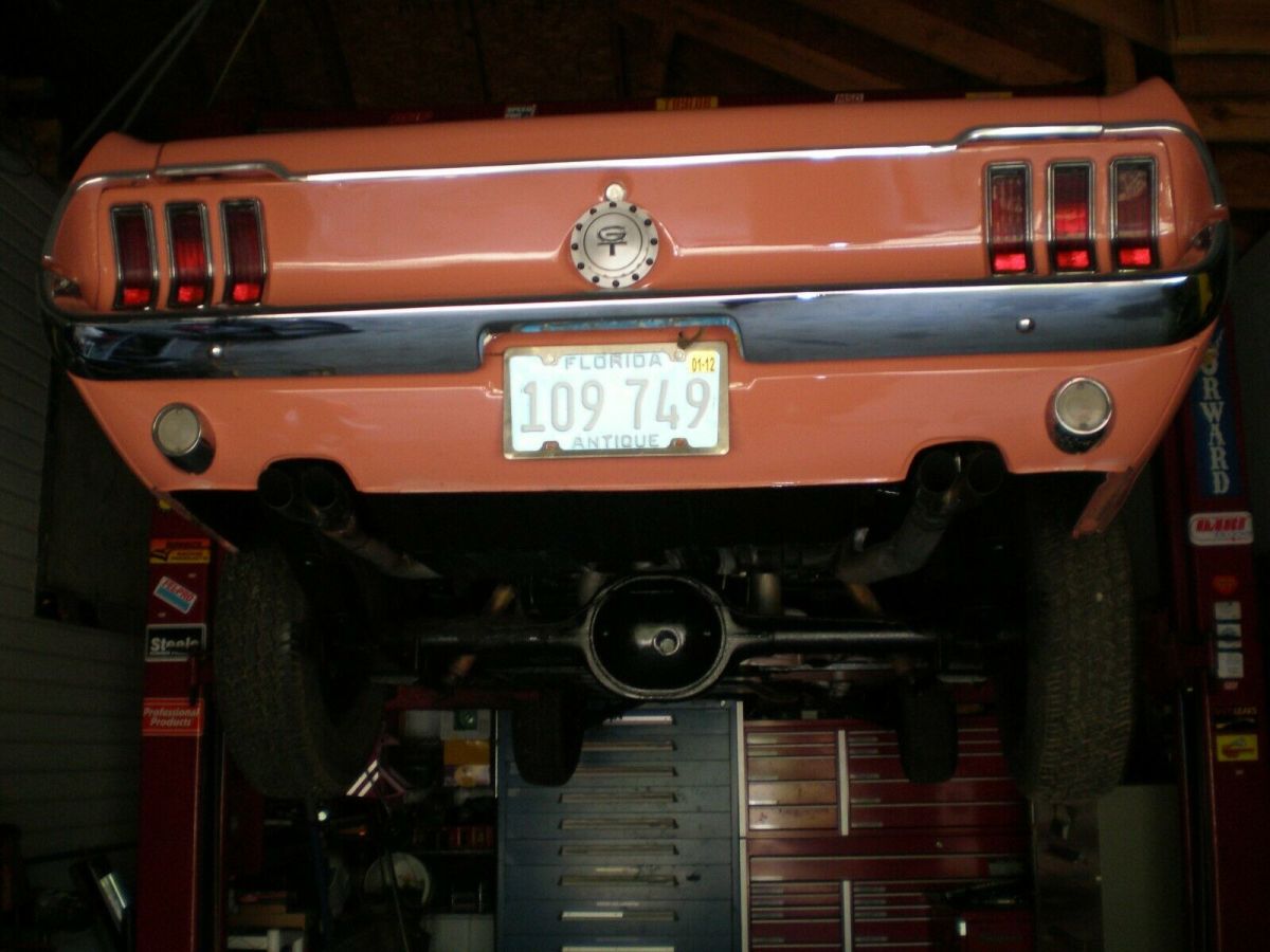 1968 Coral Ford Mustang Convertible