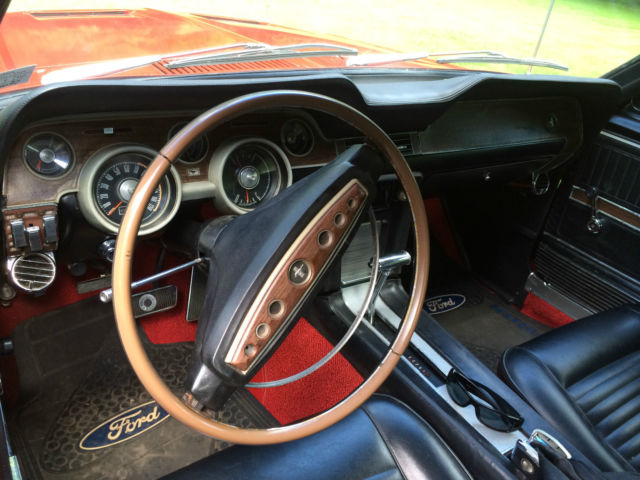 1968 Red Ford Mustang Fastback