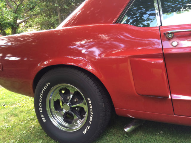1968 Red Ford Mustang Fastback