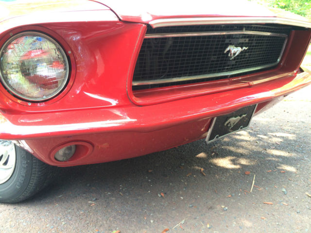 1968 Red Ford Mustang Fastback