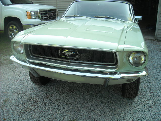 1968 LIGHT GREEN Ford Mustang Convertible