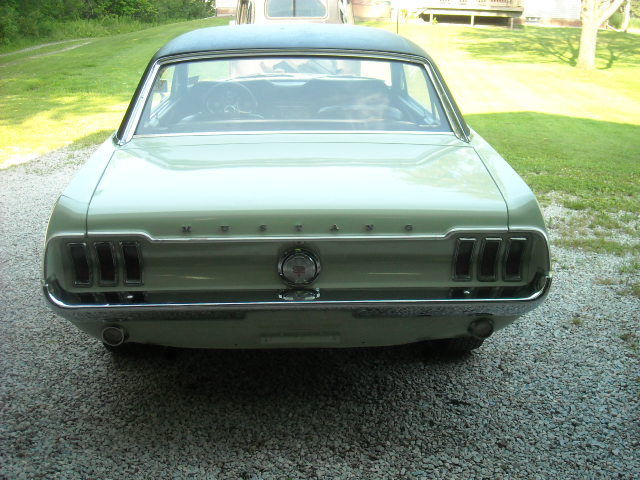 1968 LIGHT GREEN Ford Mustang Convertible