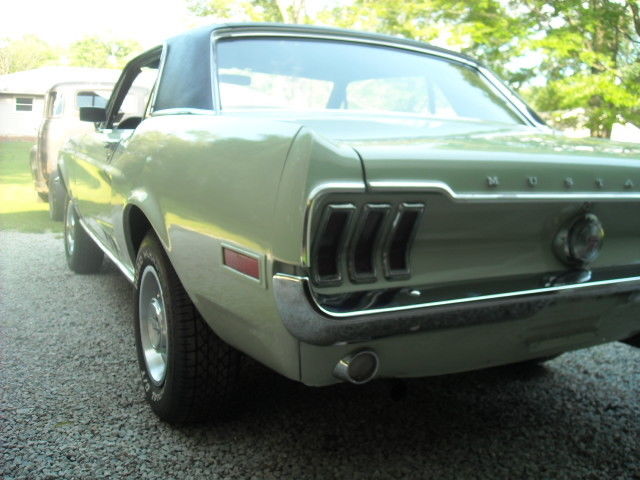 1968 LIGHT GREEN Ford Mustang Convertible