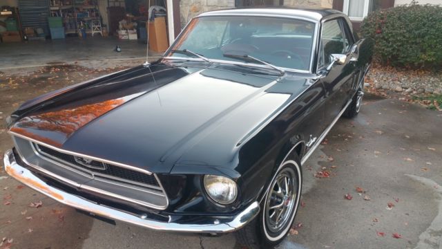 1968 Black Ford Mustang Coupe