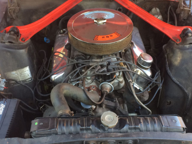1968 Red Ford Mustang Coupe