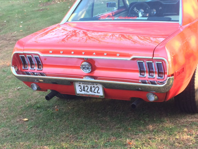 1968 Red Ford Mustang Coupe