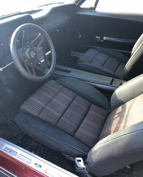 1968 Burgundy Ford Mustang Coupe